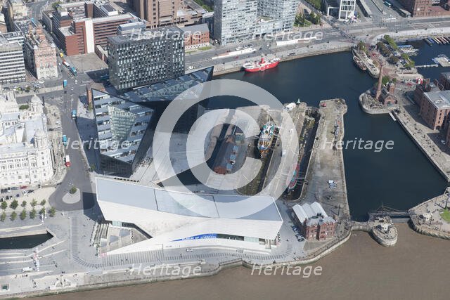Canning Dock and the Museum of Liverpool, Liverpool, 2015. Creator: Historic England.