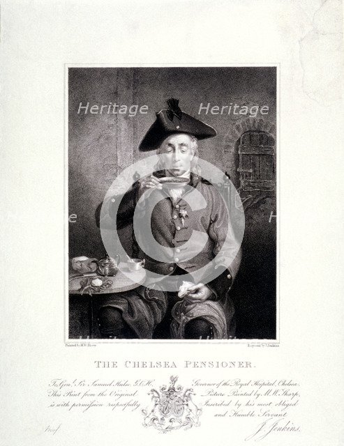 Chelsea Pensioner, 1826.  Artist: J Jenkins