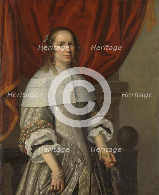 Portrait of a Woman, 1663. Creator: Hendrick Cornelisz van Vliet.