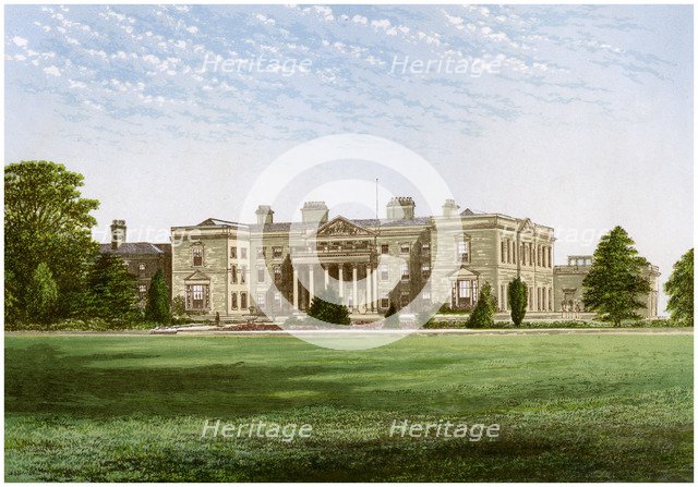 Gopsal Hall, Leicestershire, home of Lord Howe, c1880. Artist: Unknown