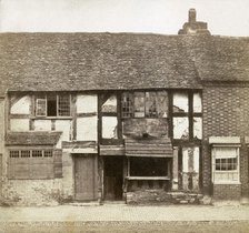Shakespeare's Birthplace, Henley Street, Stratford-upon-Avon, Warwickshire, c1855. Artist: Hugh Welch Diamond.
