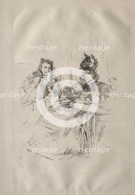 Afternoon Tea, Mrs. Phillips and Mrs. Charles Whibley. Creator: James McNeill Whistler (American, 1834-1903).