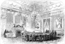 Hall of the Conferences, Hotel of the Minister for Foreign Affairs, at Paris, 1856.  Creator: Unknown.