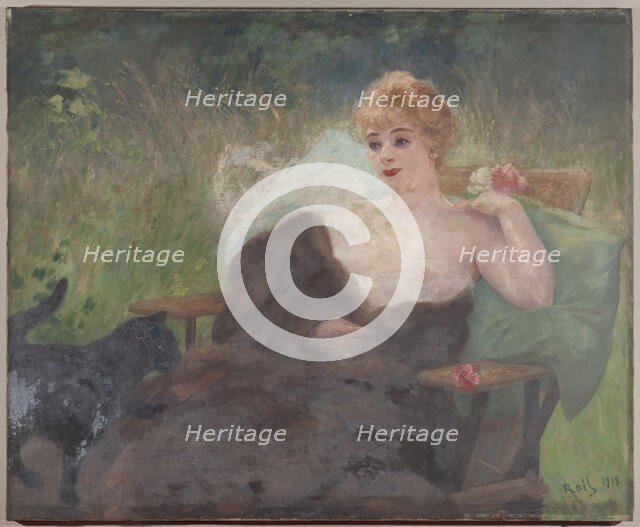 In June, Amelie Dieterle, 1913. Creator: Alfred Philippe Roll.