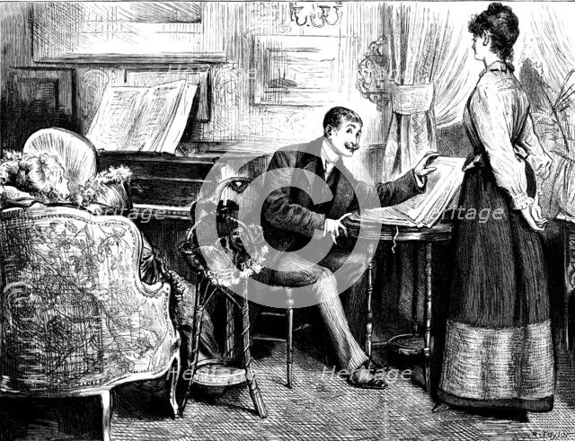 "The cleverest man in all London, according to everybody", 1890. Creator: R. Taylor.