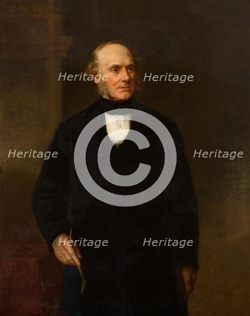 Portrait of Peter Hollins, 1868. Creator: William Thomas Roden.