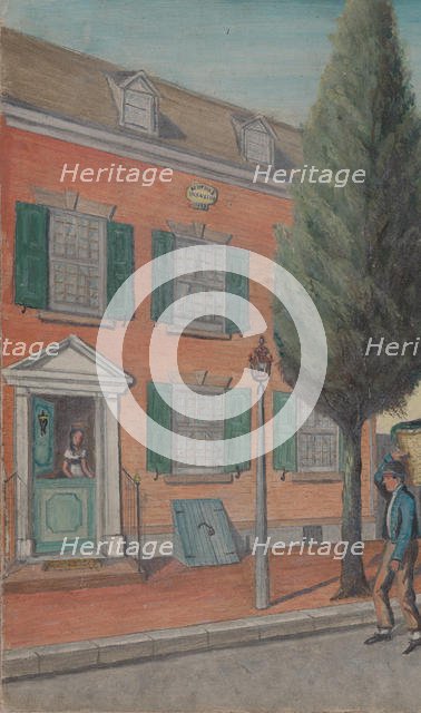 Tea Rusk and Brick House, 1870s. Creator: William P. Chappel.