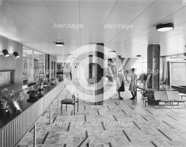 West Cumberland Hospital, Homewood Road, Homewood, Whitehaven, Copeland, Cumbria, 1964. Creator: John Laing plc.