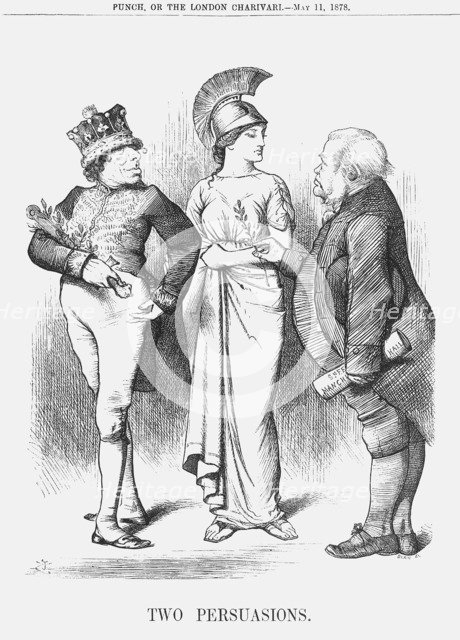 'Two Persuasions', 1878. Artist: Joseph Swain