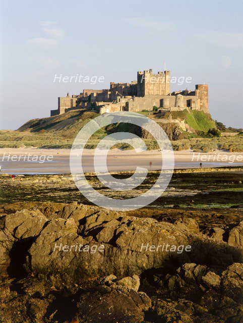 Bamburgh Castle, Northumberland, c2000-c2017. Artist: Graeme Peacock.