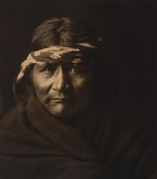 Navaho man, c1904. Creator: Edward Sheriff Curtis.