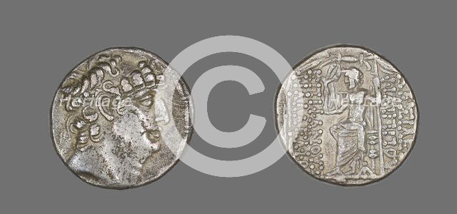 Tetradrachm (Coin) Portraying Philip Philadelphus, 92-83 BCE. Creator: Unknown.