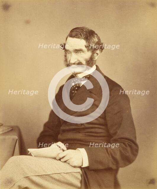 Portrait of General Sir Hope Grant, 1860. Creator: Felice Beato.