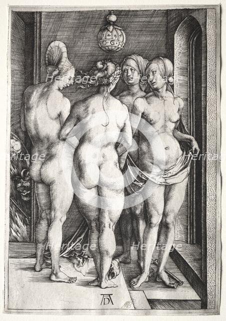 The Four Witches (Four Naked Women), 1497. Creator: Albrecht Dürer (German, 1471-1528).