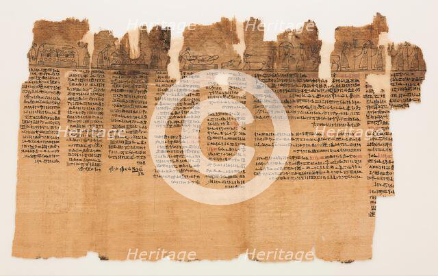 The Book of the Dead of Nes-Min, Section 2, c200-30 BC. Creator: Unknown.