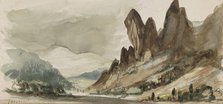 Mountain landscape in Thuringia, 1840. Creator: Johannes Tavenraat.