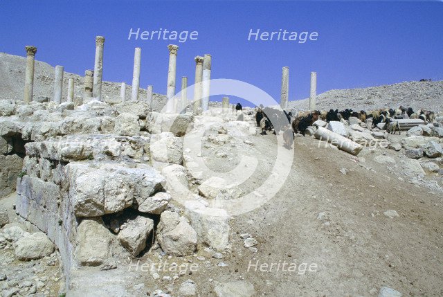 Ruins of the ancient city of Pella, Jordan.