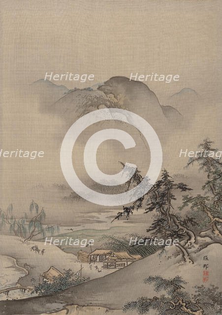 Landscape, ca. 1885-89. Creator: Hashimoto Gaho.