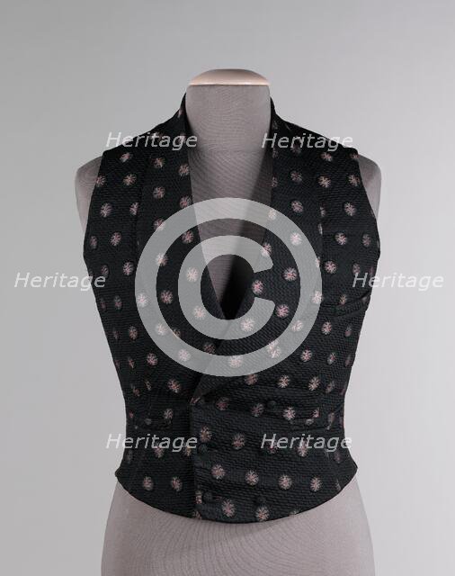 Vest, American, 1845-60. Creator: Unknown.