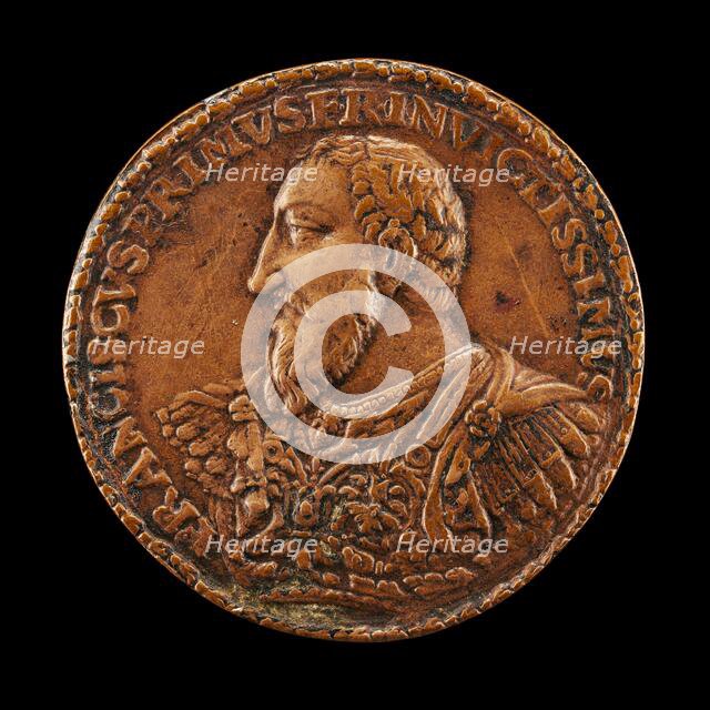 François I, 1494-1547, King of France 1515, probably 1538/1544. Creator: Matteo dal Nassaro.