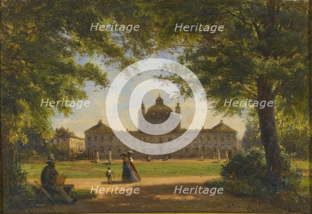 Fredensborg Palace. Artist: Bogolyubov, Alexei Petrovich (1824-1896)