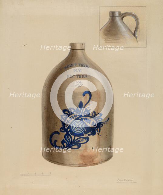 Jug, 1935/1942. Creator: Charles Caseau.
