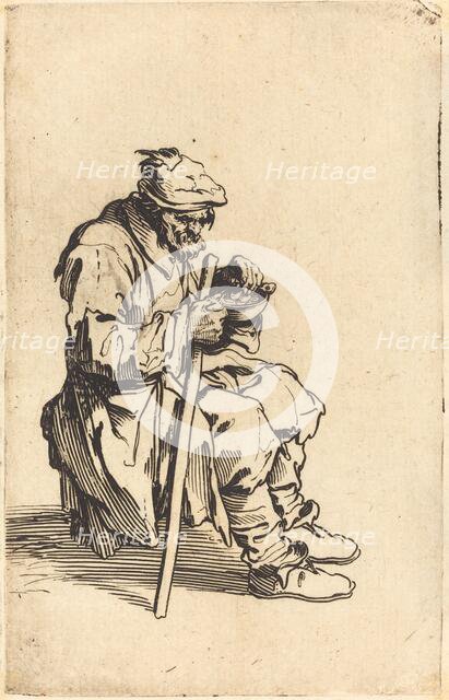 Beggar Eating, c. 1622. Creator: Jacques Callot.