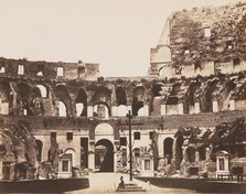 Interno del Colosseo, ca. 1855. Creator: Pietro Dovizielli.