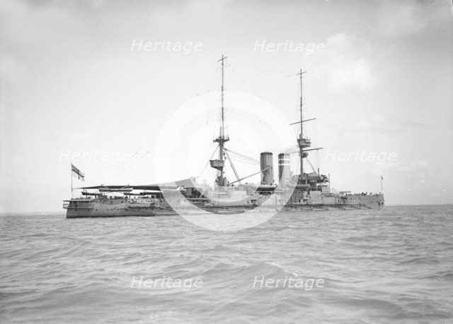 'HMS Hindustan', 1911. Creator: Kirk & Sons of Cowes.