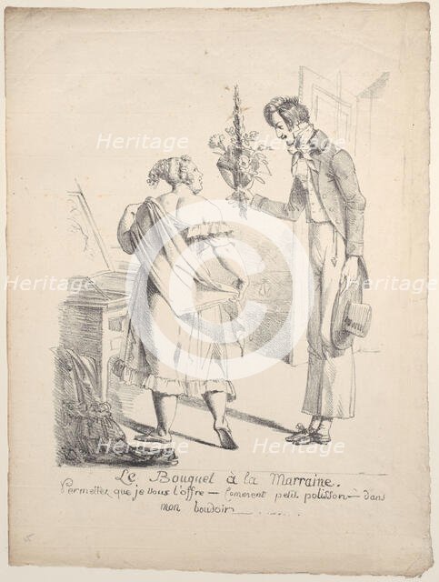 The Godmother's Bouquet, ca. 1800-1825. Creator: Vivant Denon.