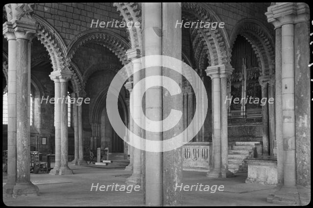 Durham Cathedral, Palace Green, Durham, 1942. Creator: George Bernard Wood.