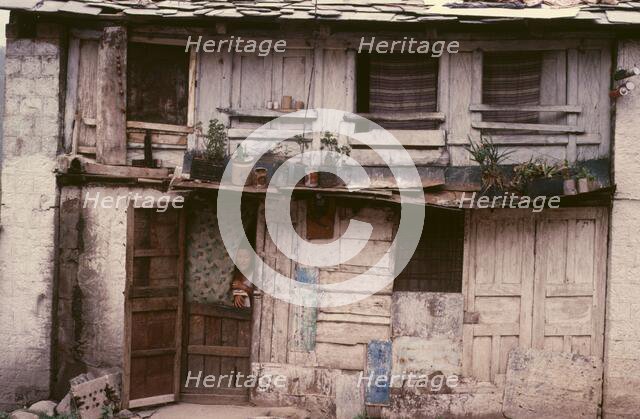 Tibetan house, McLeod Ganj, Dharamsala, India, 1988. Creator: Amanda Waite.