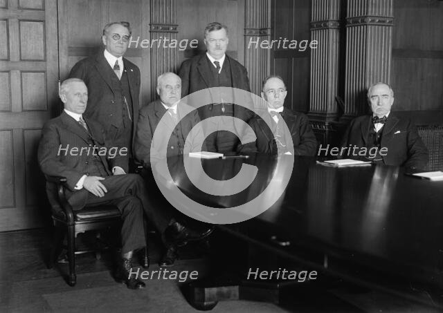 Railway Wage Commission - Created January 18, 1918 By Director General of Railroads, 1918. Creator: Harris & Ewing.