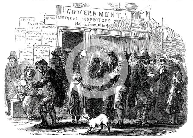 The Government Inspector's Office, 1850. Creator: Unknown.