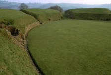 Caerleon Roman amphitheatre, 1st century. Artist: Unknown