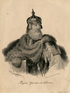 Kestutis, Grand Duke of Lithuania, 1840. Artist: Anonymous  