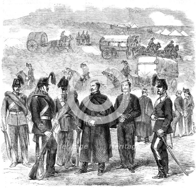 Reinforcements for Canada: the Military Train, 1861. Creator: Unknown.