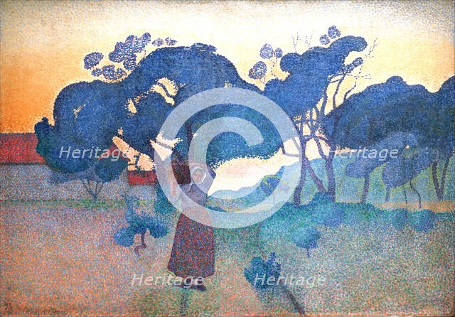 La Ferme (Soir), c.1892-1893. Creator: Cross, Henri Edmond (1856-1910).