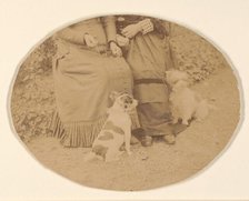 Les Chiens, 1860s. Creator: Pierre-Louis Pierson.