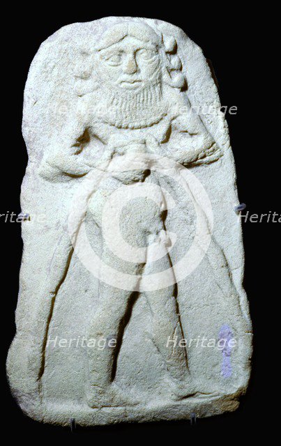 Babylonian terracotta plaque of Gilgamesh. Artist: Unknown