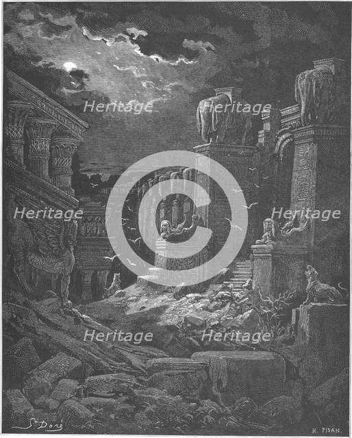 Babylon Has Fallen, 1897. Artist: Doré, Gustave (1832-1883)