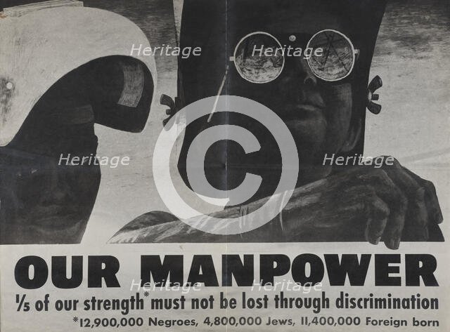 Our manpower, c1943. Creator: Ben Shahn.