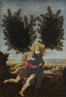 Apollo and Daphne, ca. 1470-1480. Artist: Pollaiuolo, Antonio (ca 1431-1498)