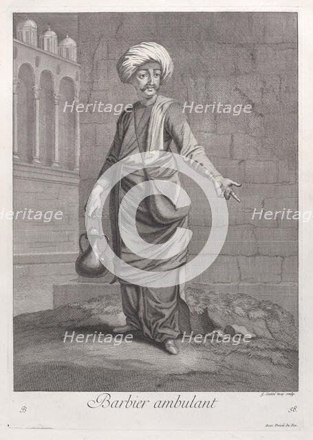 Barbier ambulant, 1714-15. Creator: Unknown.