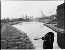 Summit Lock, Trent and Mersey Canal, Etruria, Hanley, Stoke-on-Trent, 1965-1968. Creator: Eileen Deste.