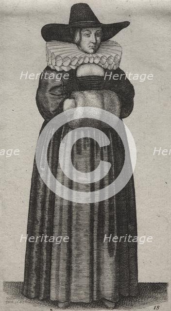 The Several Habits of English Women, from the Nobility to the Country Women..., 1640. Creator: Wenceslaus Hollar (Bohemian, 1607-1677).