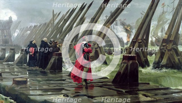 Cardinal Richelieu at the Siege of La Rochelle, 1881.