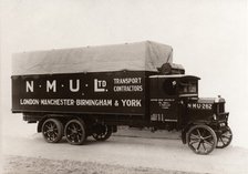 NMU (Northern Motor Utilities) Bomber lorry, 1924. Artist: Unknown