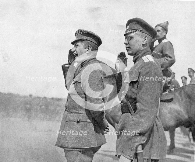 Alexander Feodorovich Kerensky, Russian revolutionary politician, 1917. Artist: Unknown