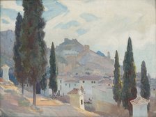 'Spanish Landscape', 1895-1933. Artist: George Murray